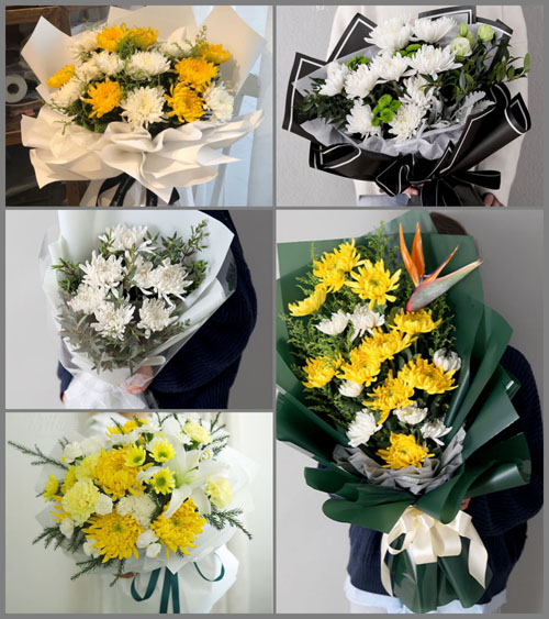 江苏扬州邗江区蒋王街道四联村白事花束代送